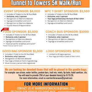 2026 Tunnel to Tower Sponsorship Registration